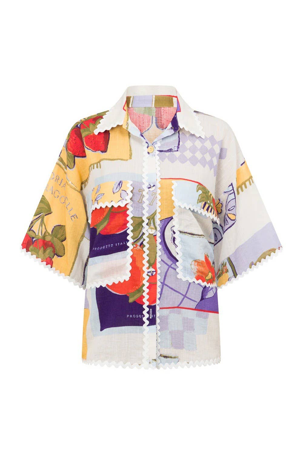 PRINTED SHIRT TOP LOOSE CASUAL SHORTS SUIT