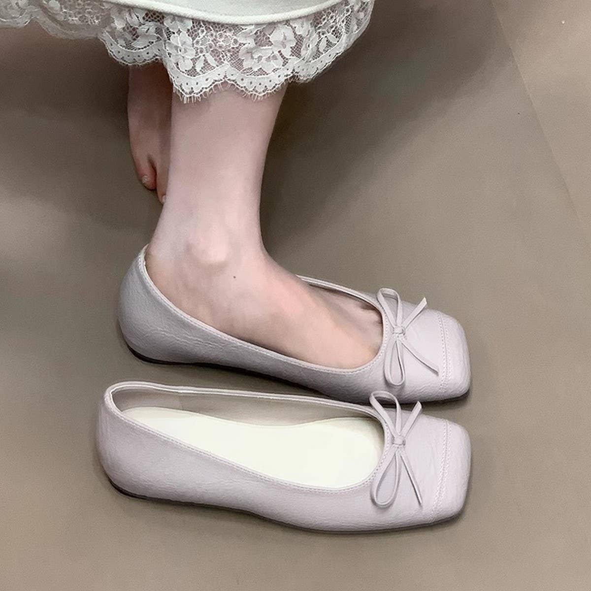 Hidden Heel Bow Loafers for Work & Comfort