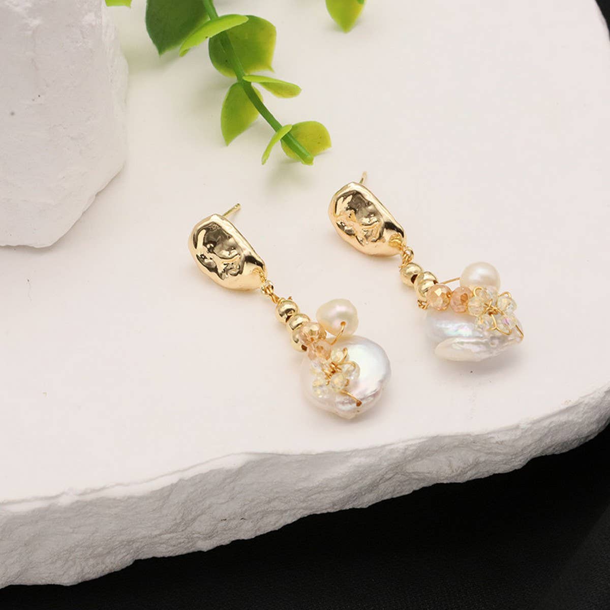 NEW HIGH-END ALL-MATCH NATURAL PEARL EARRINGS