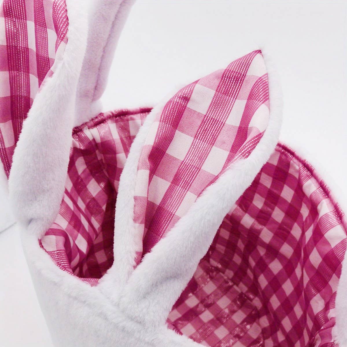 EASTER BASKET BUNNY DOLL FABRIC BASKET DECORATION