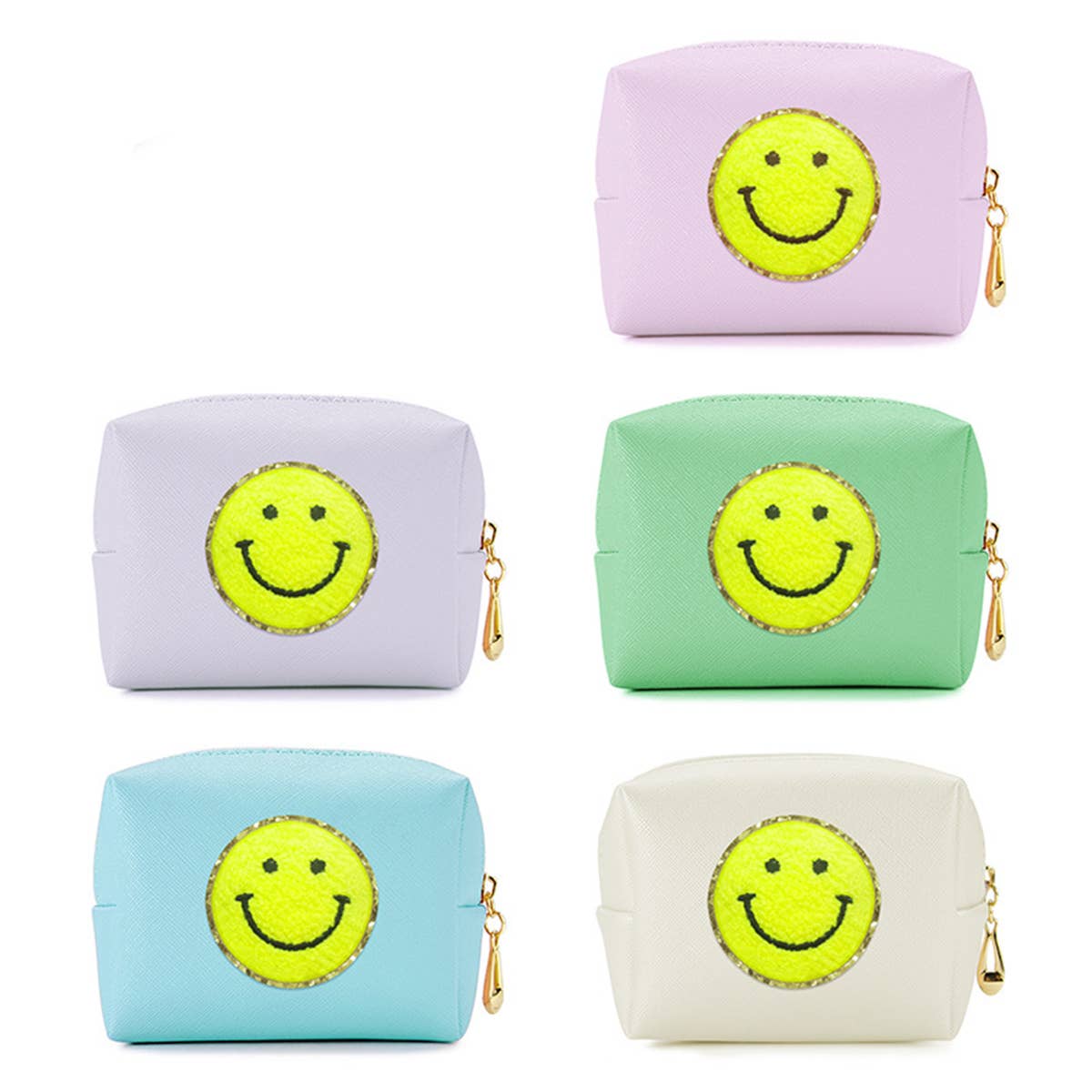 MINI SMILEY FACE LETTER STICKER STORAGE BAG_CWAB1097