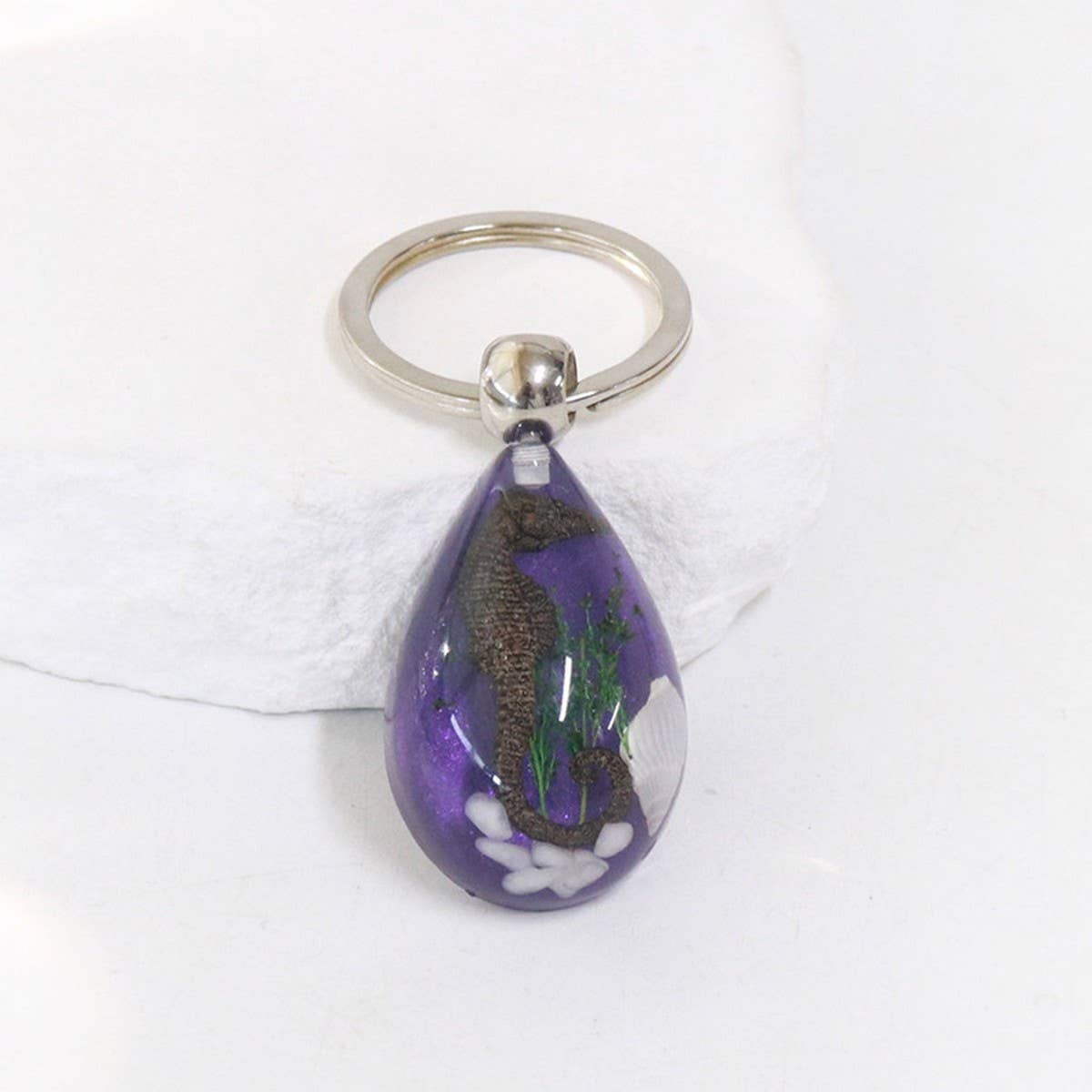 NEW CREATIVE SEAHORSE KEYCHAIN SOUVENIR PENDANT