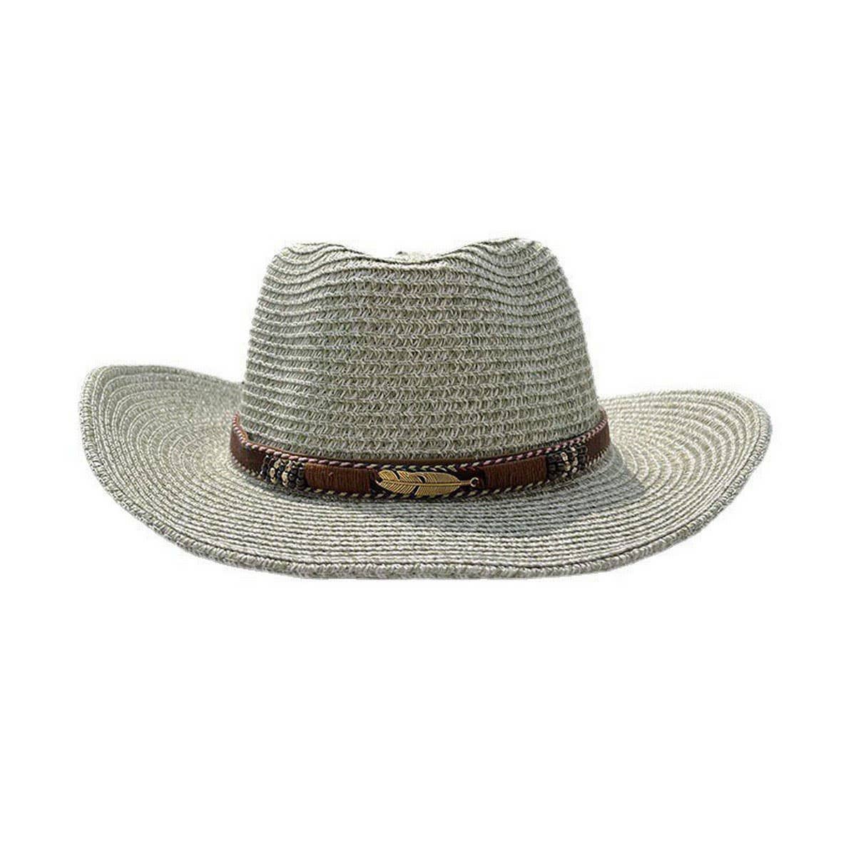 Summer travel sun protection straw hat_CWAH3446