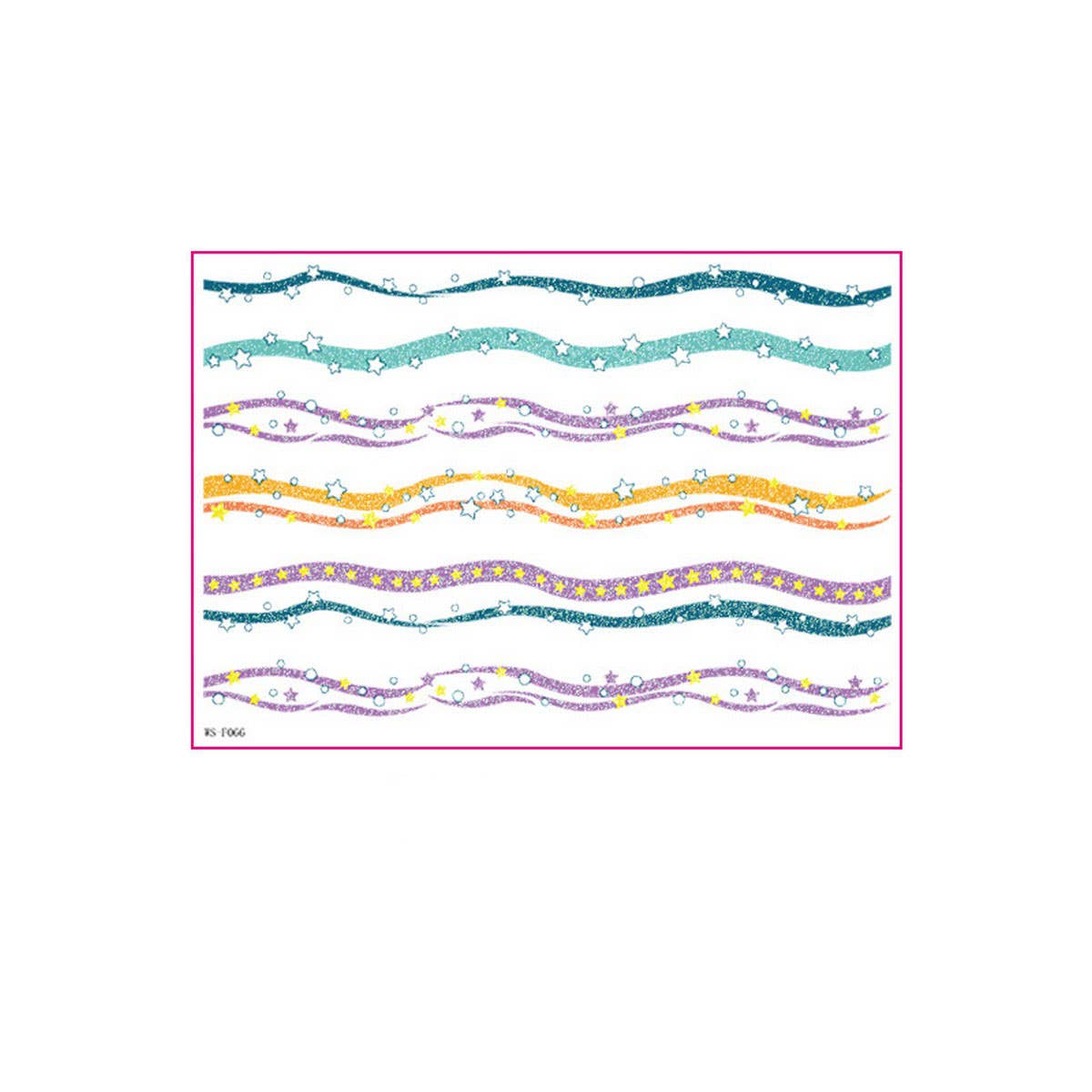 Easter Glitter Water Transfer Stickers for Candles