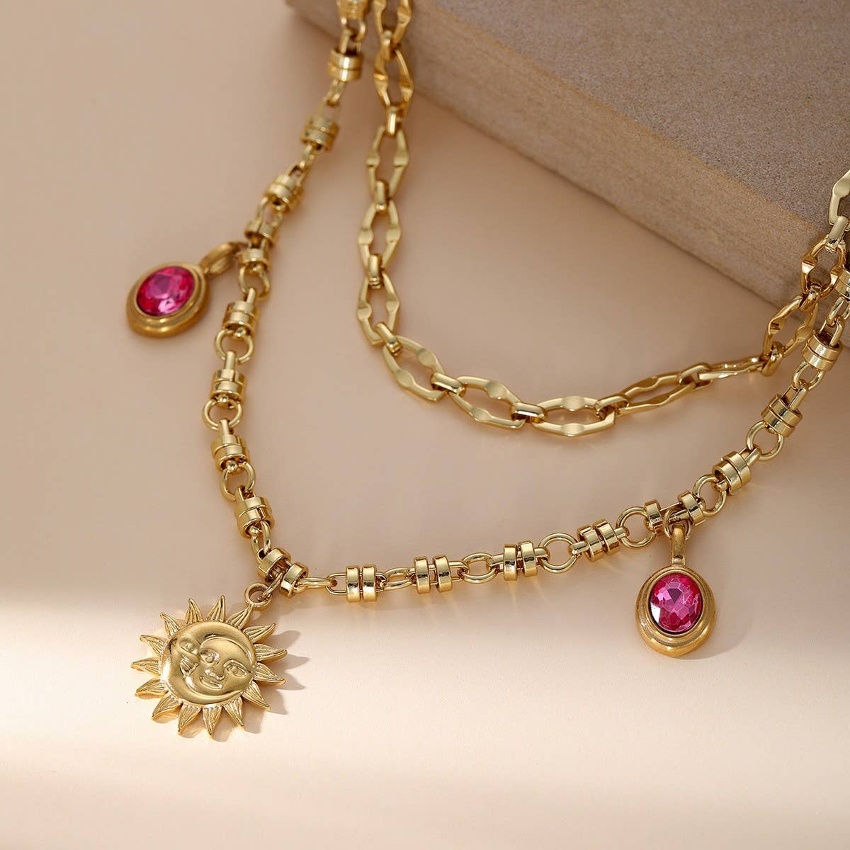 STAINLESS STEEL PENDANT TITANIUM STEEL NECKLACE_CWMM3575