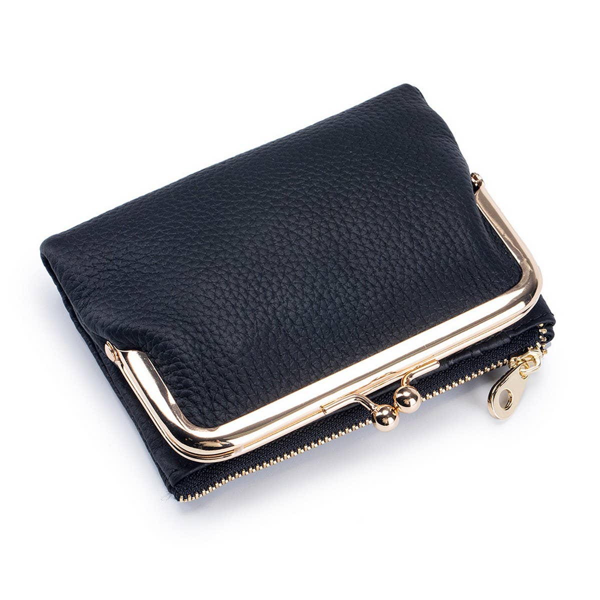 FASHION GENUINE LEATHER CLUTCH SHORT SIMPLE WALLET_CWAB3797