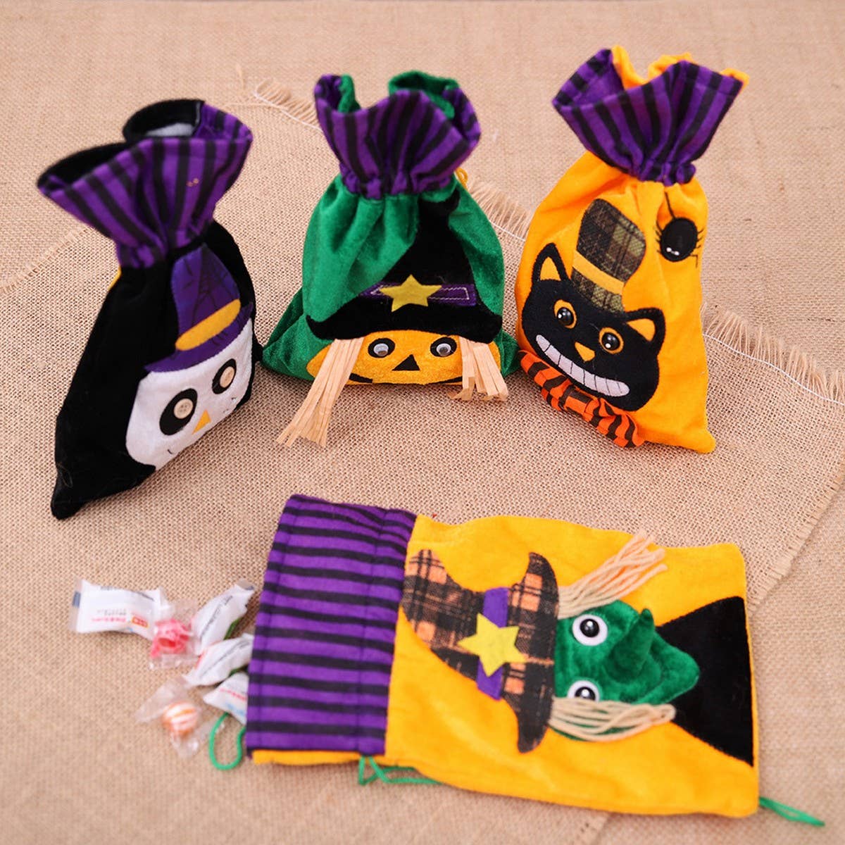 CWMM10260_HALLOWEEN KIDS PUMPKIN NONWOVEN GIFT BAG
