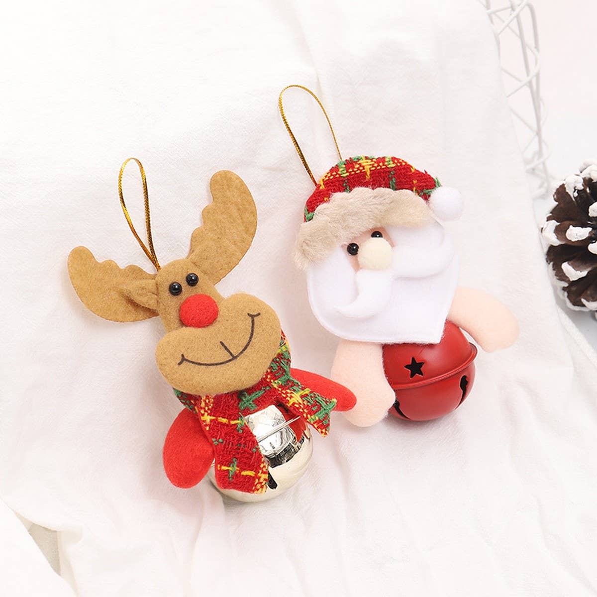 CHRISTMAS DECORATIONS DOLLS AND SMALL PENDANTS