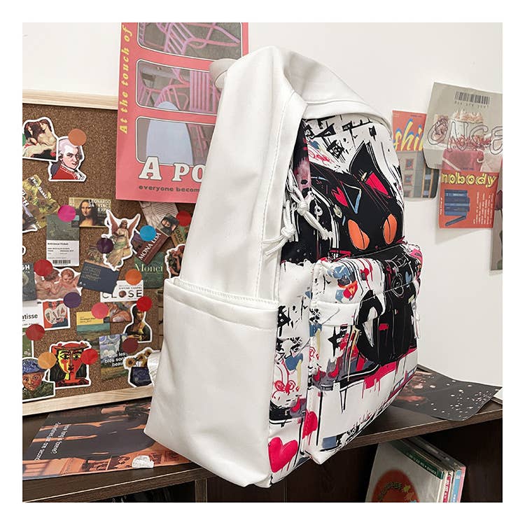 Trendy large-capacity student backpacks