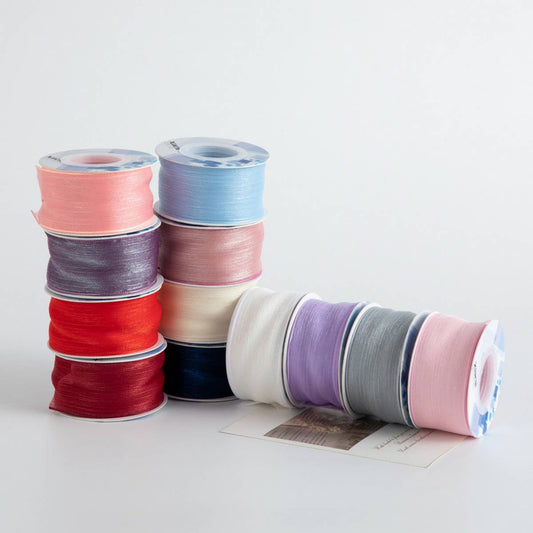 DIY BOW HAIR ACCESSORIES SNOW YARN RIBBON