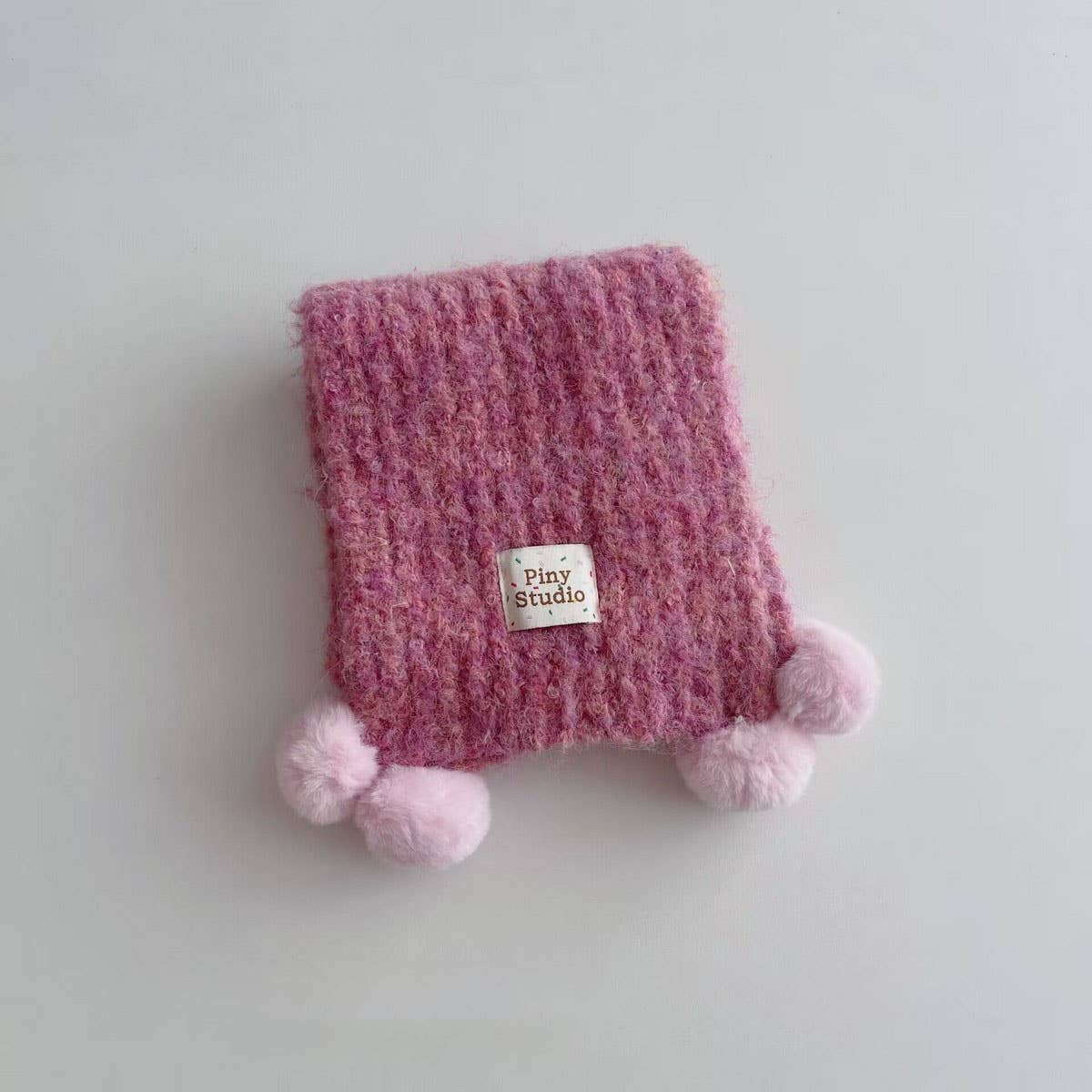 Cute Pom Pom Knit Scarf ?Neck Warmer for Kids