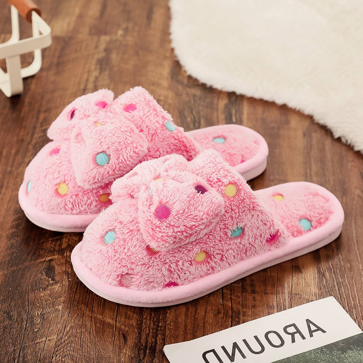 COLORFUL BUTTERFLY COTTON SLIPPERS_CWSHS0452