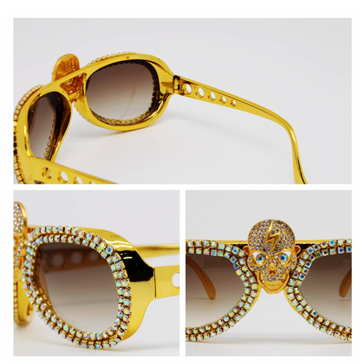 ELVIS BALL RETRO PERSONALIZED DIAMOND SUNGLASSES