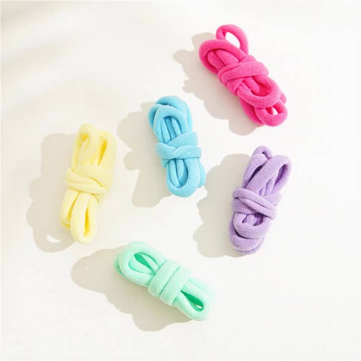 1BOX/25PCS ELASTIC HAIR TIES CANDY COLOR HAIRBANDA_CWAHA1109
