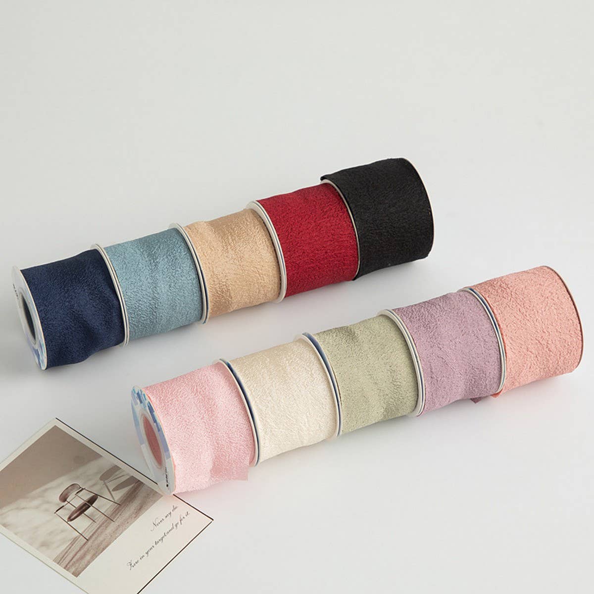 6CM KAPOK RIBBON BRIGHT PLEATED RIBBON_CWMM5763