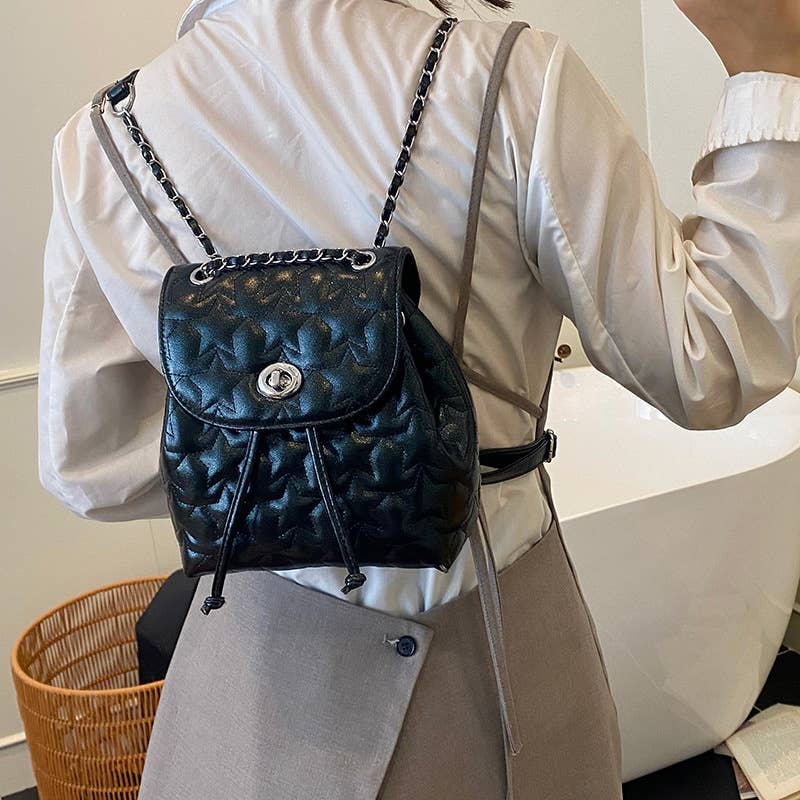 Versatile travel diamond-shaped backpack