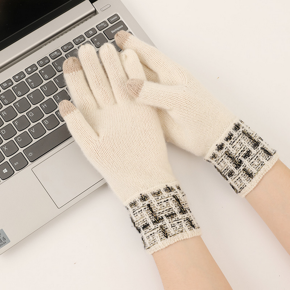 Touchscreen Knit Gloves ? Unisex Warm Cashmere_CWAG0529