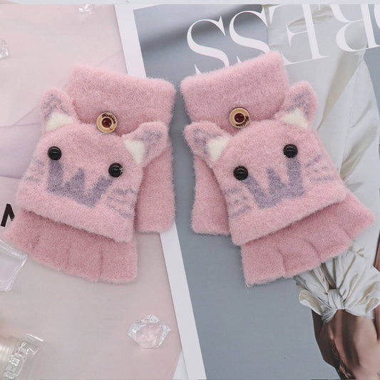 CHILDREN'S GLOVES CUTE CARTOON WINDPROOF GLOVES_CWAG0153