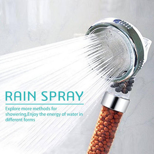 MASSAGESHOWER NEGATIVE ION PRESSURIZED SHOWER HEAD