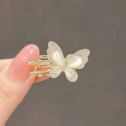 Delicate Butterfly Hair Claw, Small Side Bang Clip