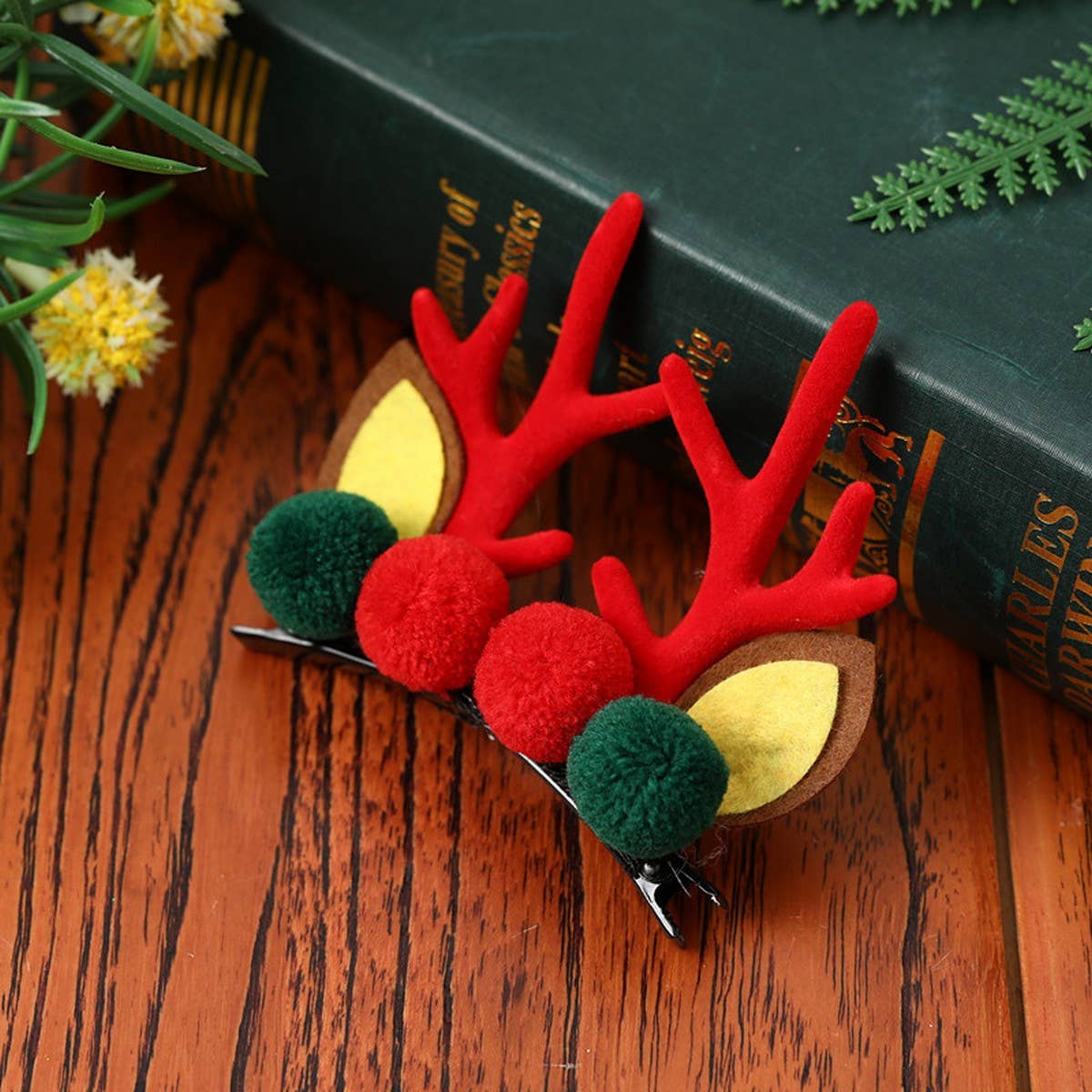 CHRISTMAS CUTE ELK ANTLERS CHILDREN'S HAIRPIN