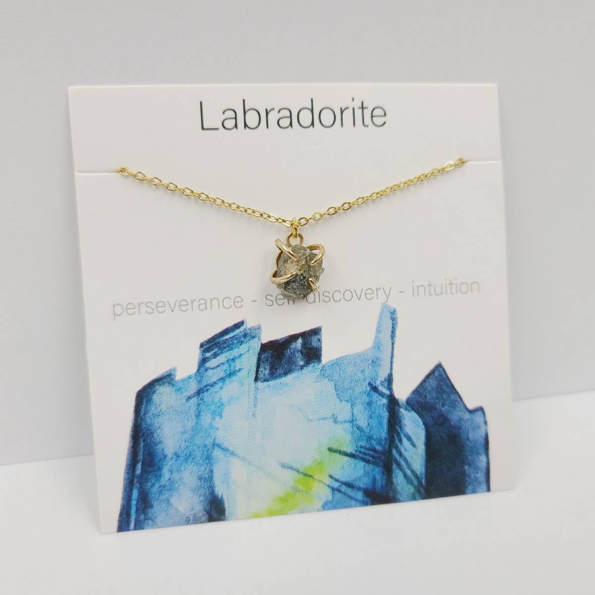 IRREGULAR FOUR CLAW NATURAL STONE NECKLACE