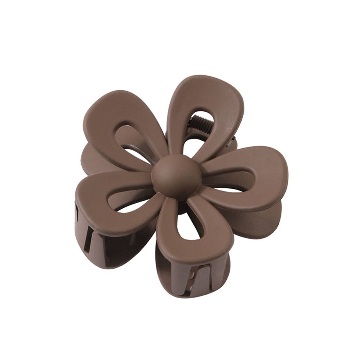 Matte Acrylic Flower Hair Claw Clip for Women_CWAHA0404