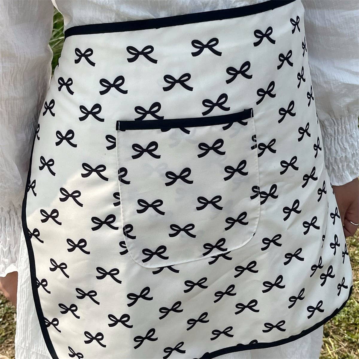 BOWKNOT FULL BODY WATERPROOF AND OIL-PROOF APRON_CWMM5839