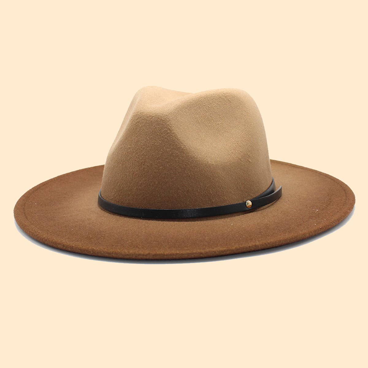 FASHION GRADIENT WIDE-BRIMMED HAT FEDORA_CWAH0808