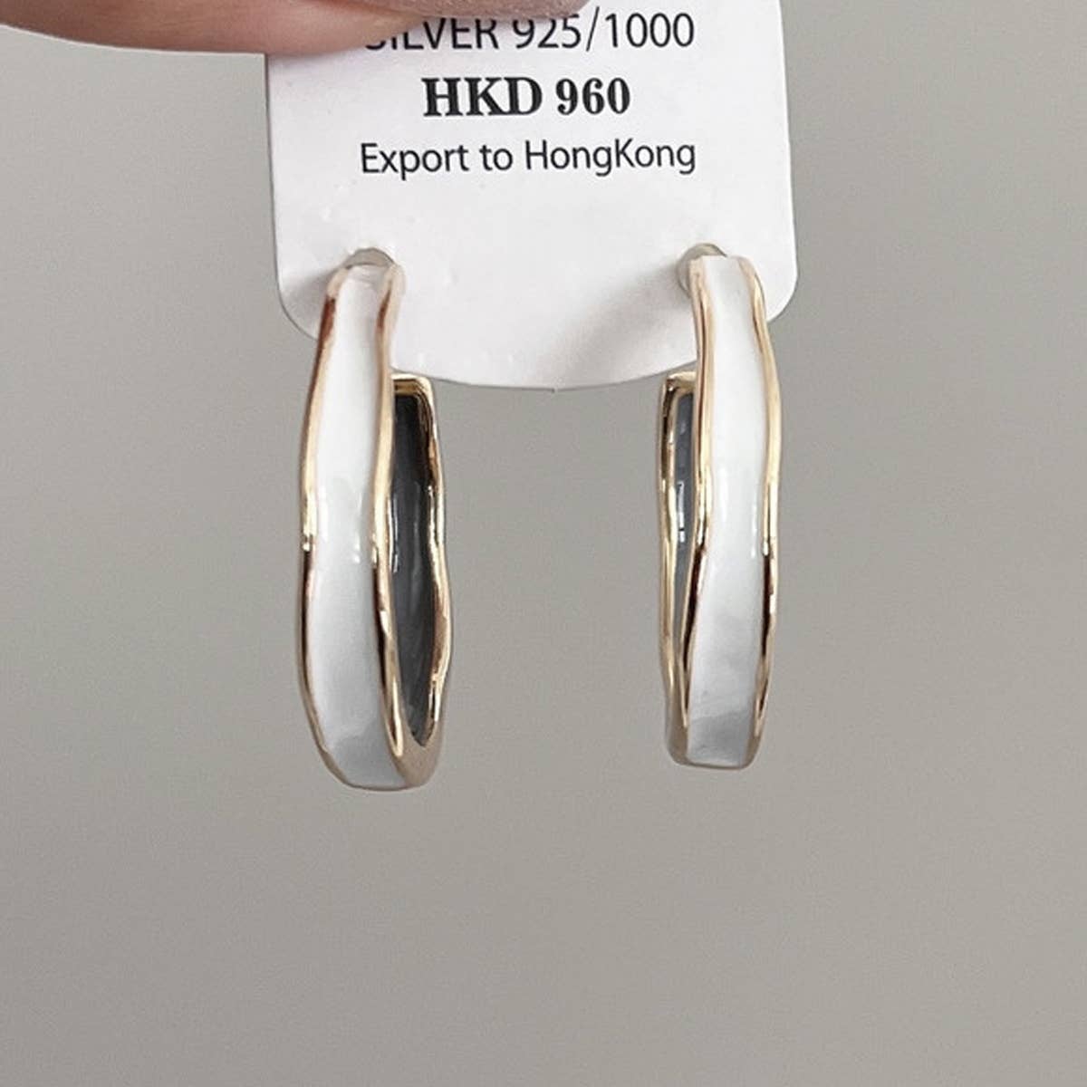 FRENCH HIGH-END C-RING EARRINGS