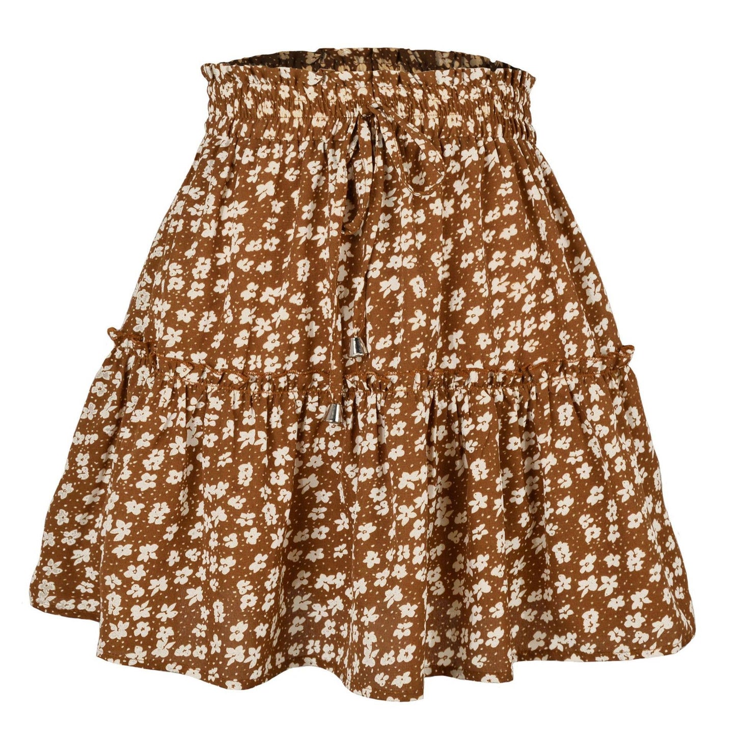 HIGH-WAISTED FASHION PRINTED SKIRT