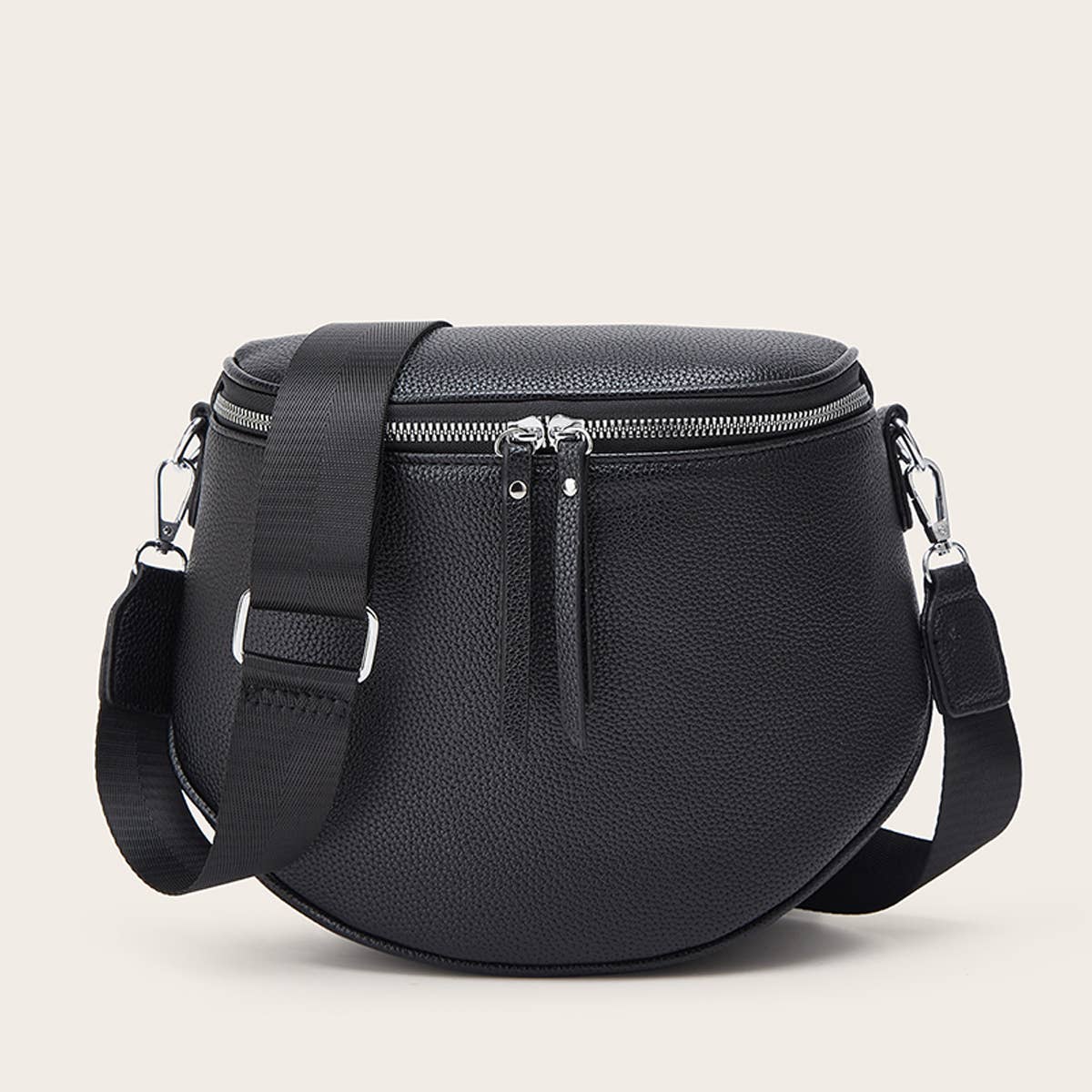 VERSATILE LYCHEE CROSSBODY SADDLE BAG_CWAB2637