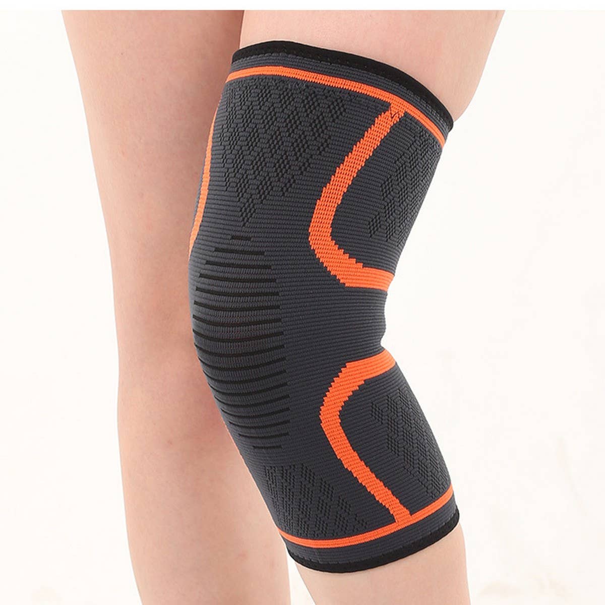 Sport Knee Brace with Anti-Slip Elastic Support_CWMM7880