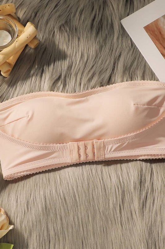 CWMU00313_STRAPLESS FRONT CLOSURE PUSH-UP BANDEAU BRA