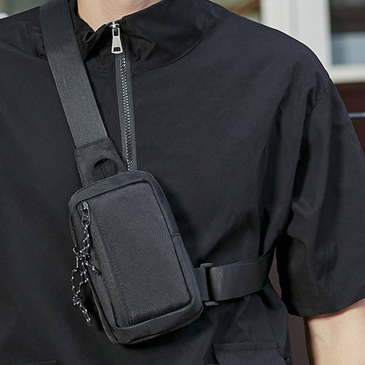 Street trend crossbody passport notebook bag