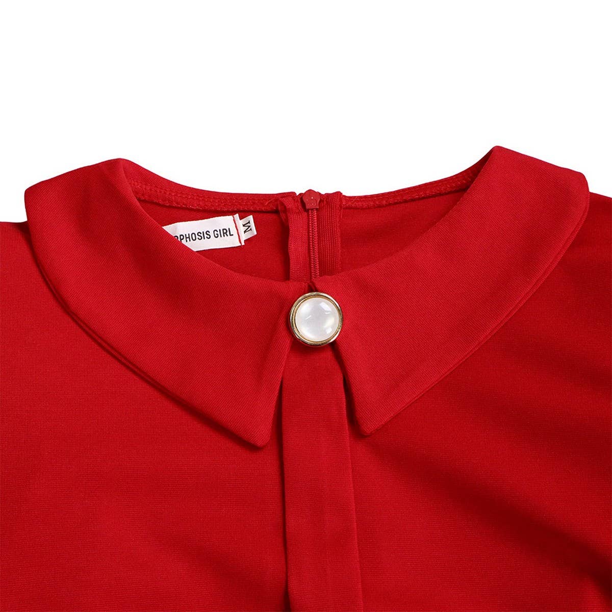 MESH AND PLEATED COMMUTER PLUS SIZE DRESS