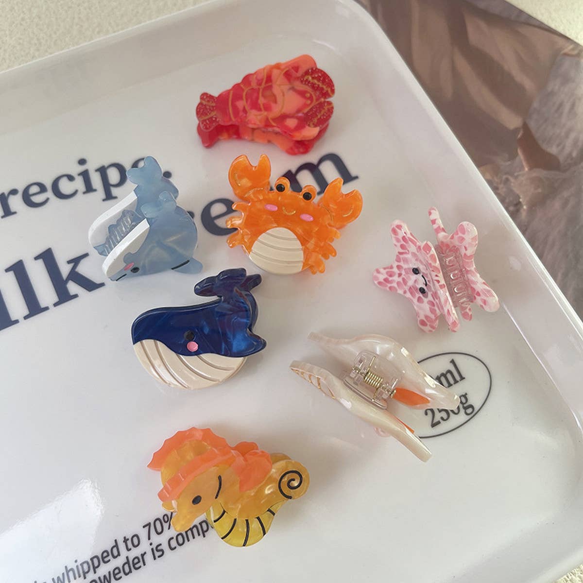 Mini Ocean Animal Hair Claw - Cute Acetate Clip_CWAHA1325