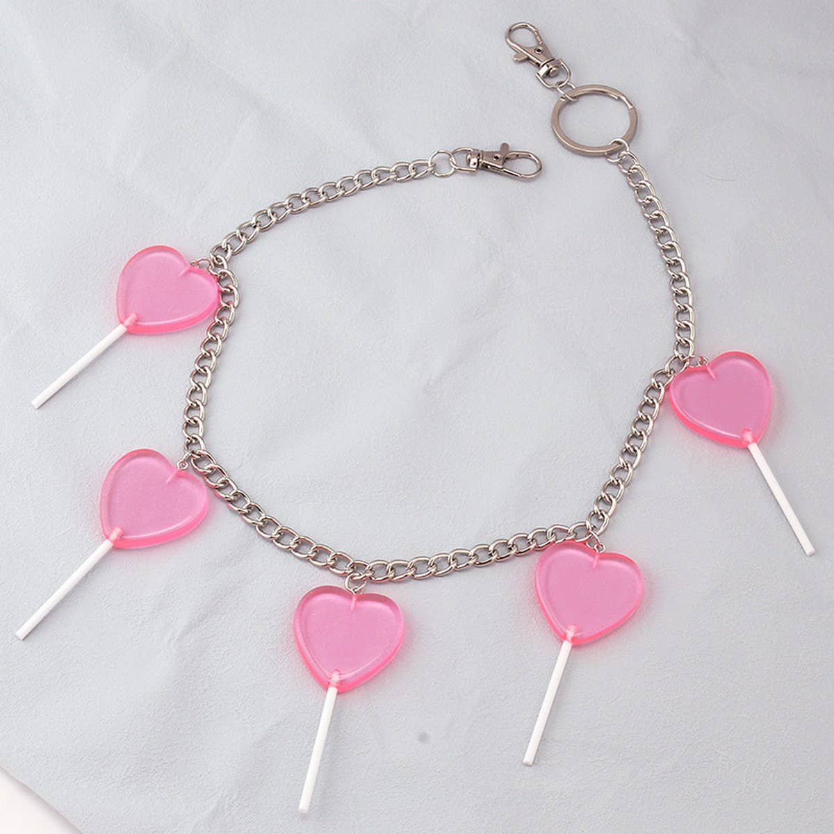 COLORED LOLLIPOP PENDANT PANTS CHAIN