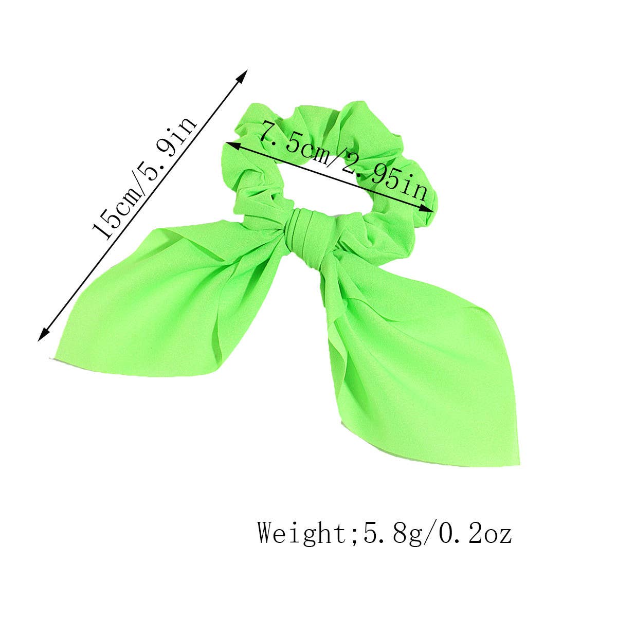 SIMPLE BUNNY EARS RIBBON HAIR ROPE_CWAHA2201