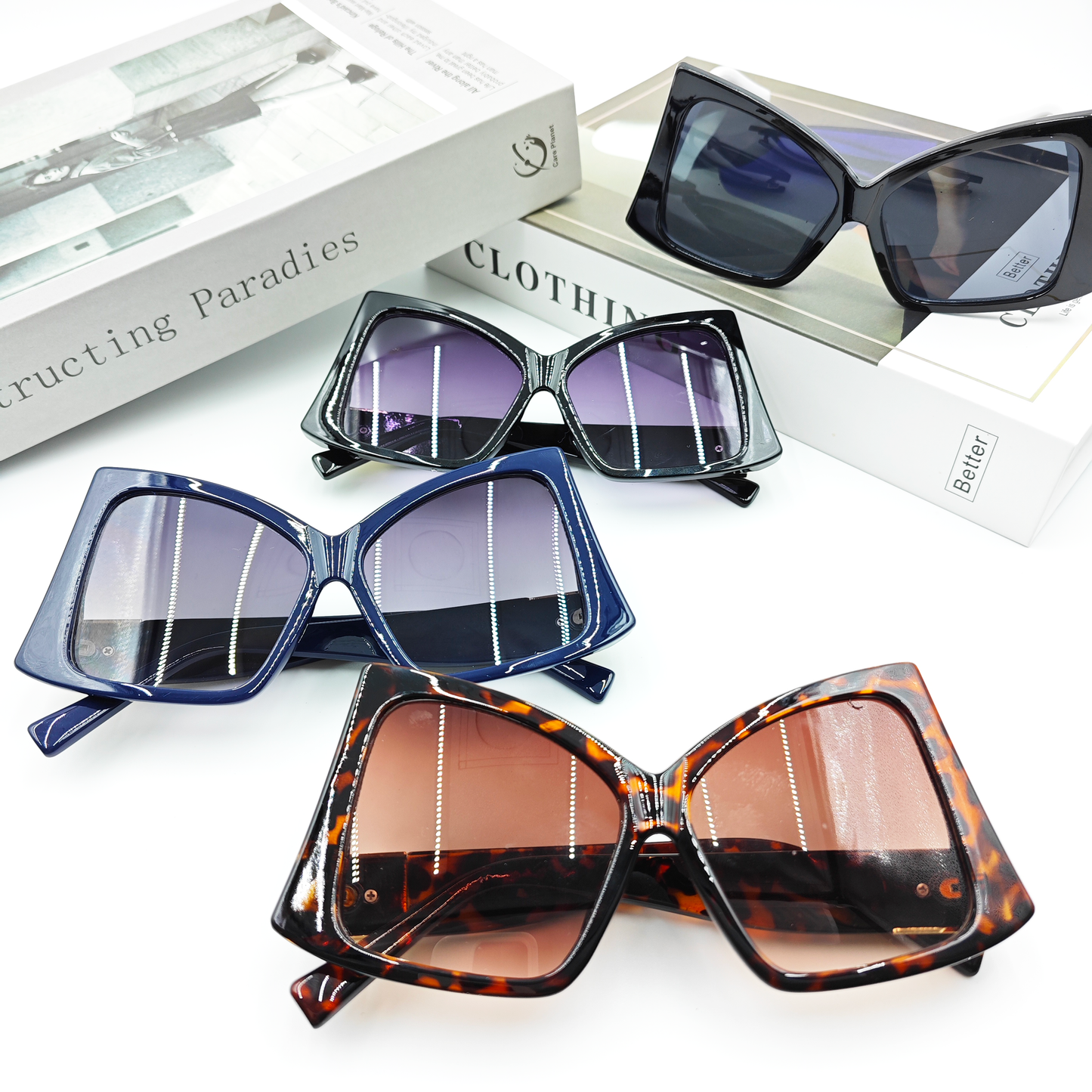 IRREGULAR LARGE FRAME SUNGLASSES