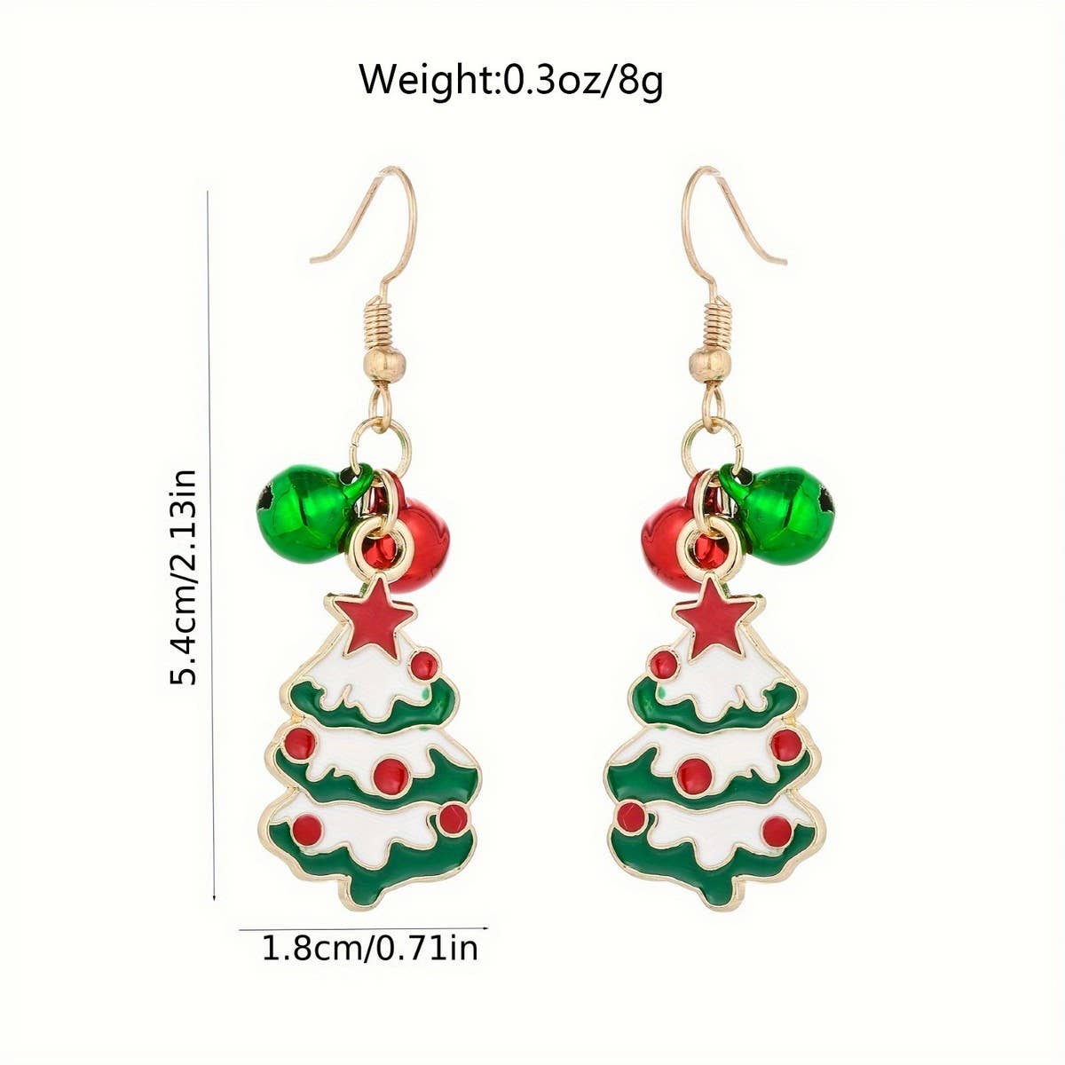 FASHION CHRISTMAS ALLOY PENDANT WOMEN'S EARRINGS_CWMM2623