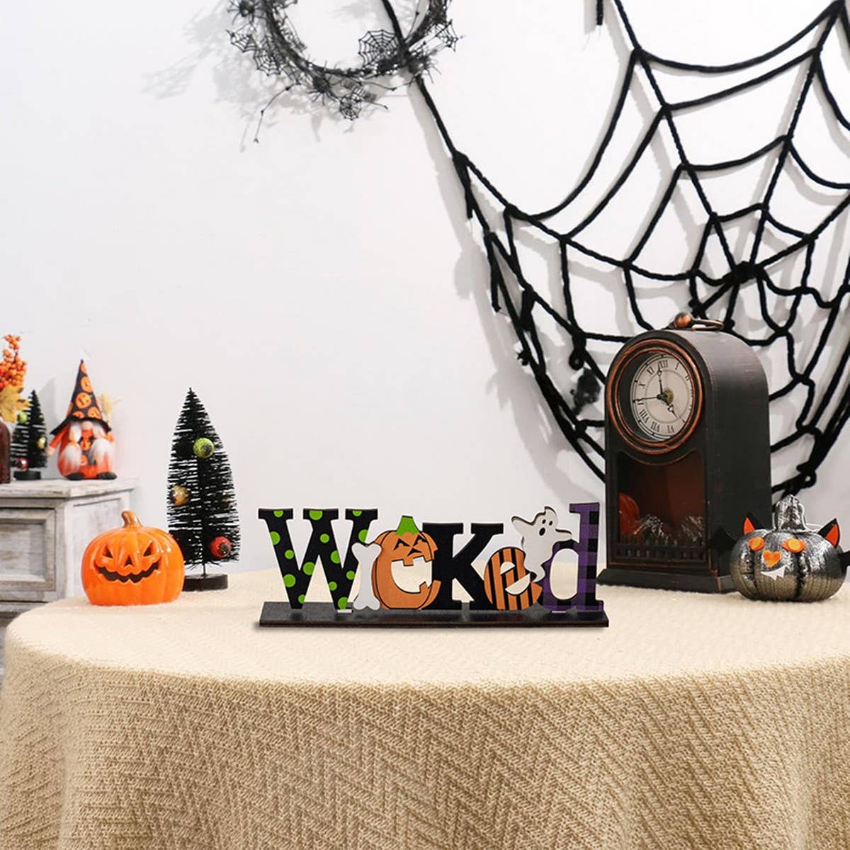 CWMM10265_HALLOWEEN WOODEN LETTER TABLETOP DECORATION