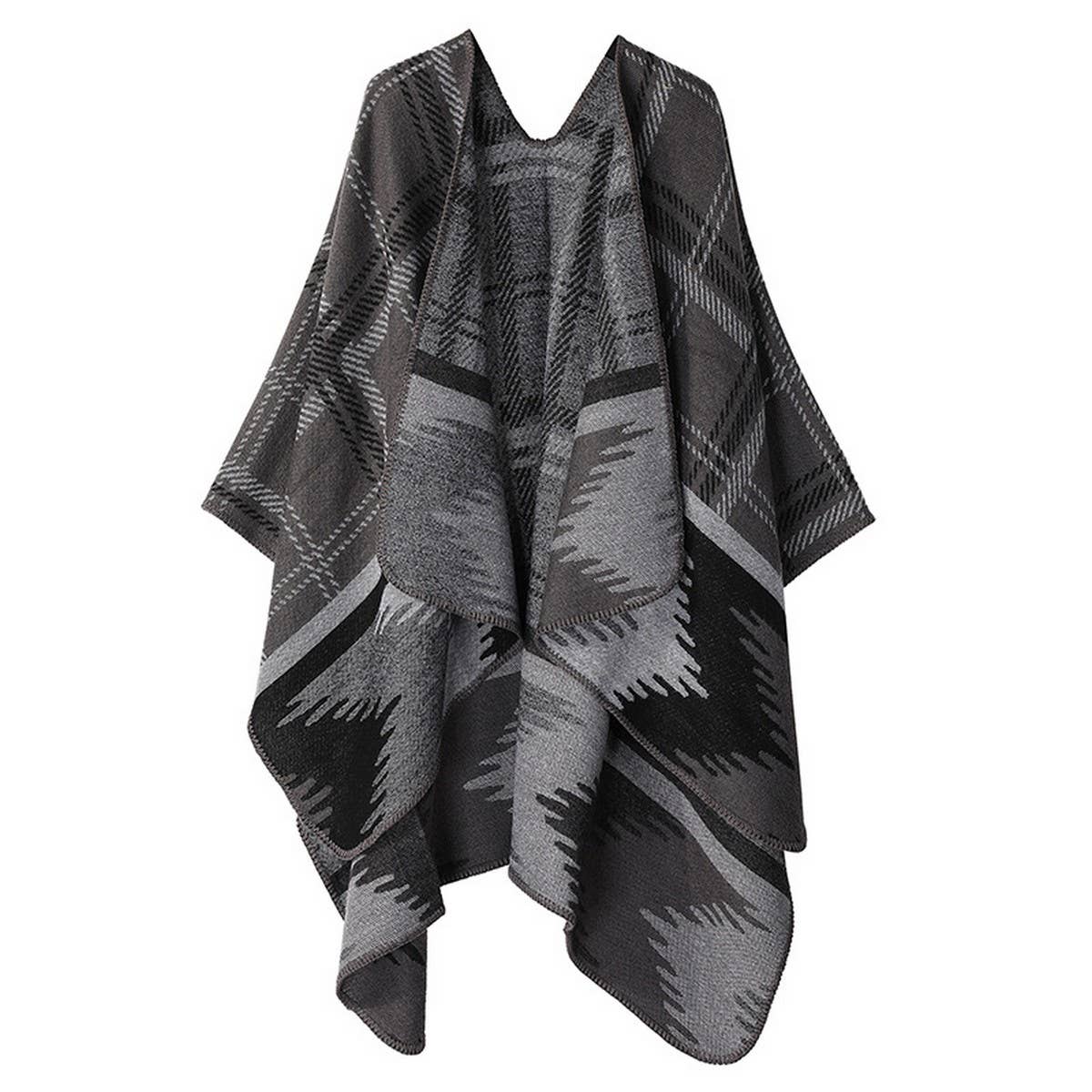 SHAWL FASHION ALL-MATCH THICK BLANKET CAPE CLOAK
