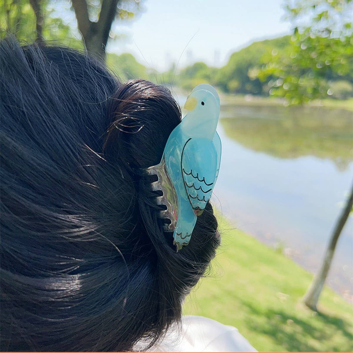 FLYING BIRD TEMPERAMENT SWEET HAIR CLIP_CWAHA1489