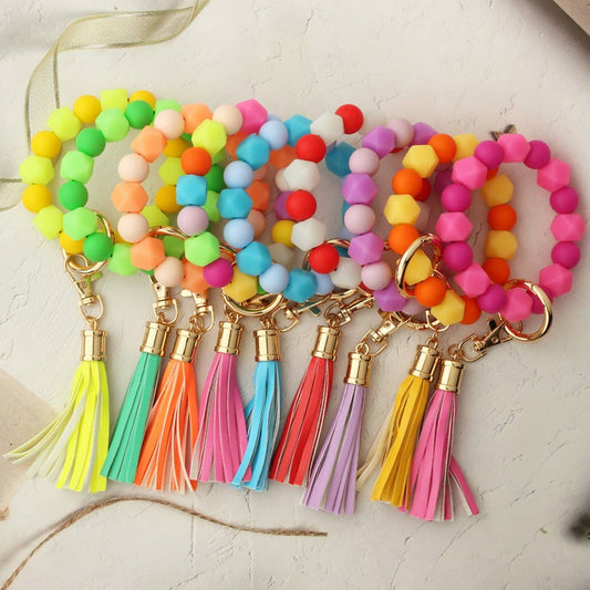 Glowinthedark Halloween Keychain Silicone Bracelet_CWAB5098