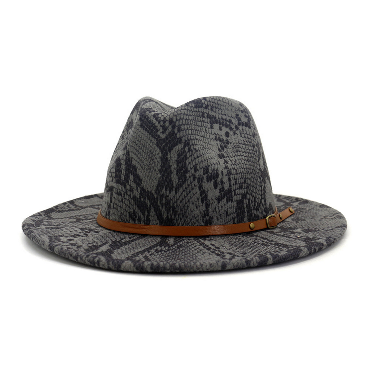 WOMEN WARM AND SIMPLE SNAKE PANAMA HAT_CWAH0703