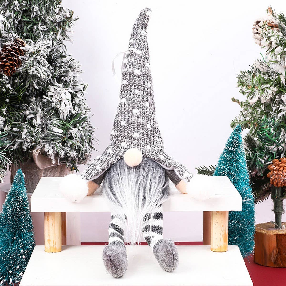 CHRISTMAS DECORATION FOREST OLD MAN FIGURINE