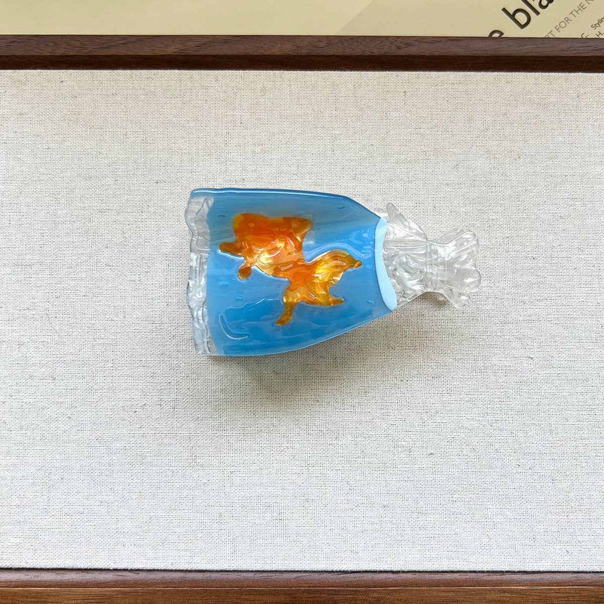 Minimal Clear Bag Starfish Claw Clip ? Ocean Vibes