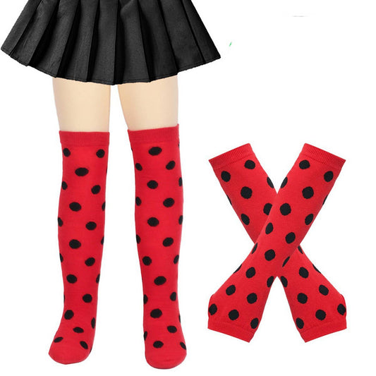 CWMM10066_GLOVES AMP SOCKS SET HALLOWEEN COSTUME ACCESSORY