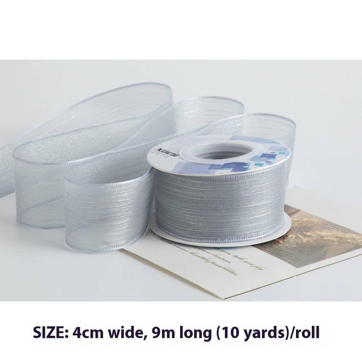 DIY BOW HAIR ACCESSORIES SNOW YARN RIBBON